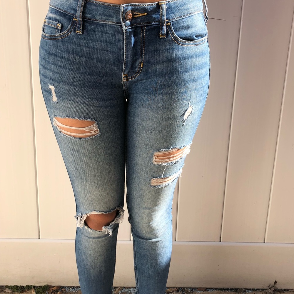 Hollister Skinny Low-Rise Jeans